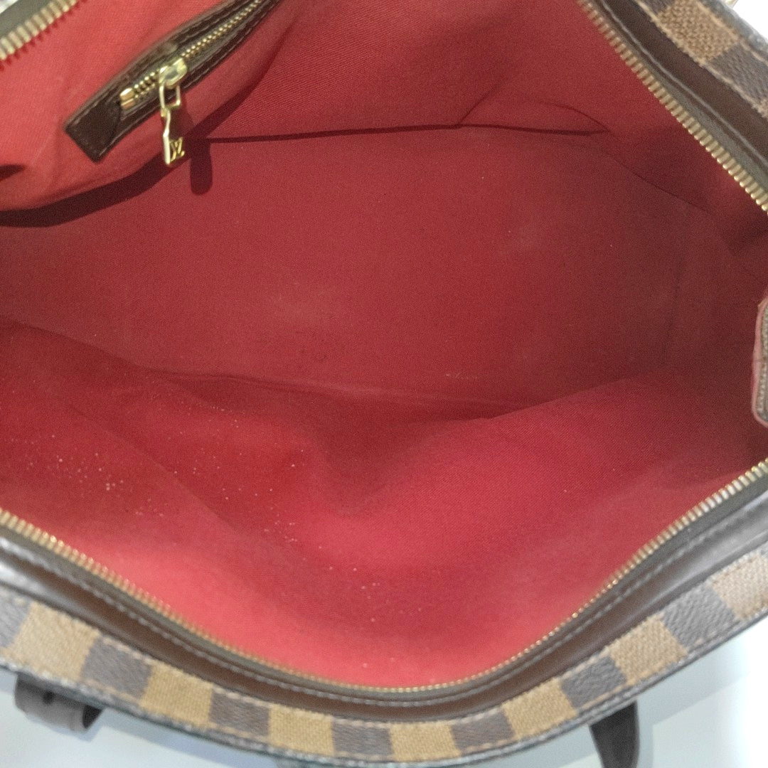CHELSEA Damier Ebene Coated Canvas Brown