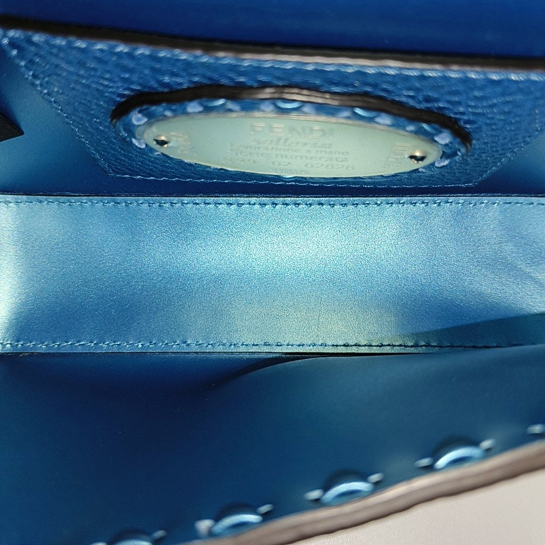 Baguette Mini Calfskin Blue