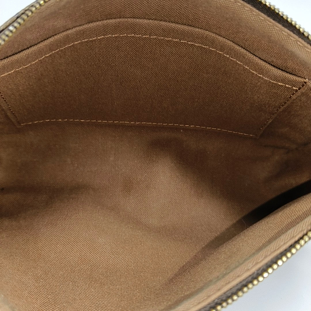 ACCESSOIRES GM Monogram Coated Canvas Brown