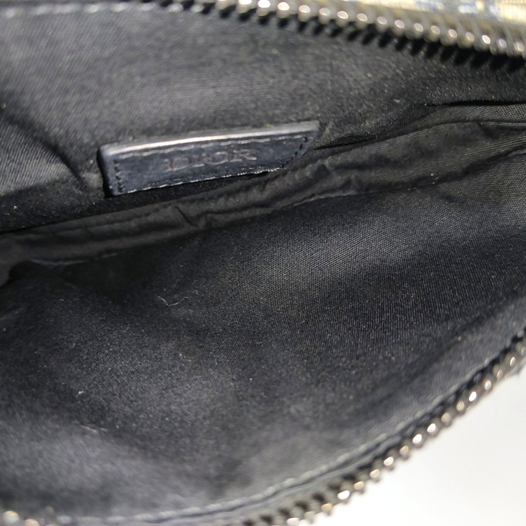 Saddle Mini Oblique Canvas Blue