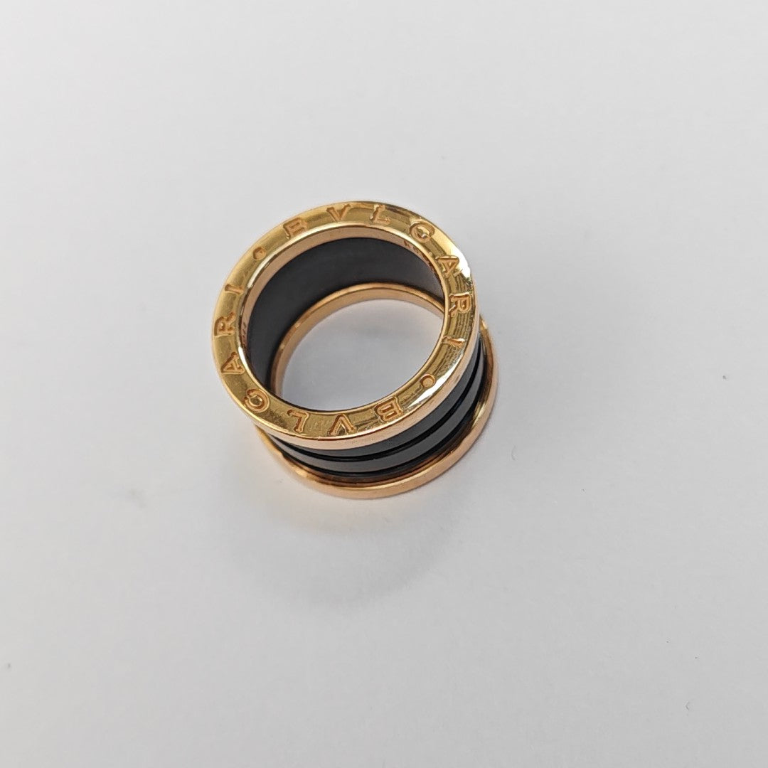 B.ZERO1 18k Rose Gold Ring EU 50