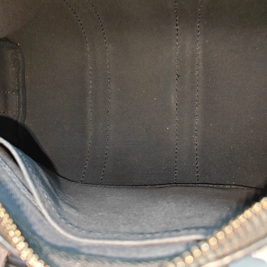 KEEPALL 25 Monogram Coated Canvas Black