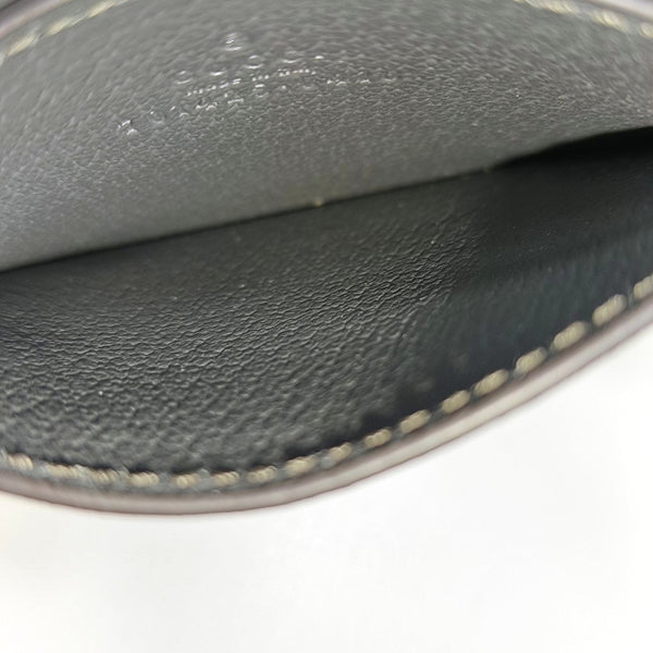 Monogram Coated Canvas Card Holder Black