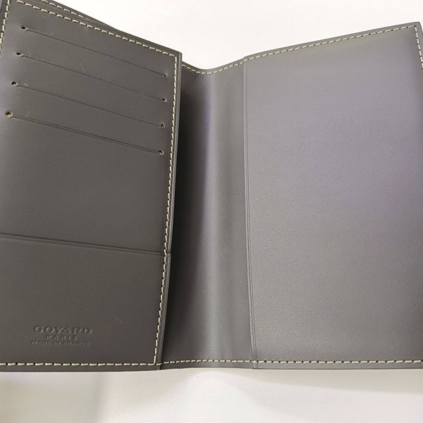 Saint-Marc Coated Canvas Gray Card Holder