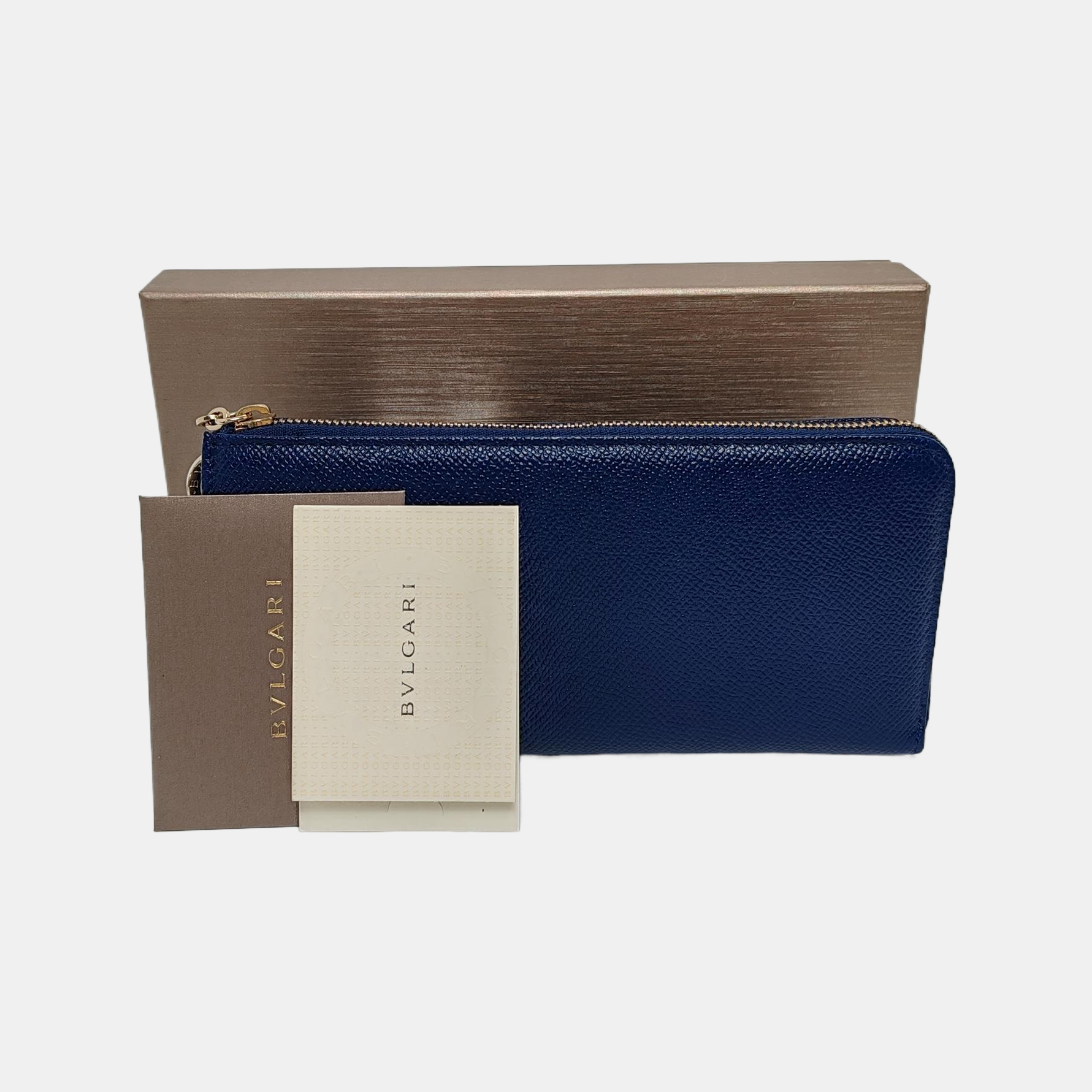 Calfskin Blue Wallet