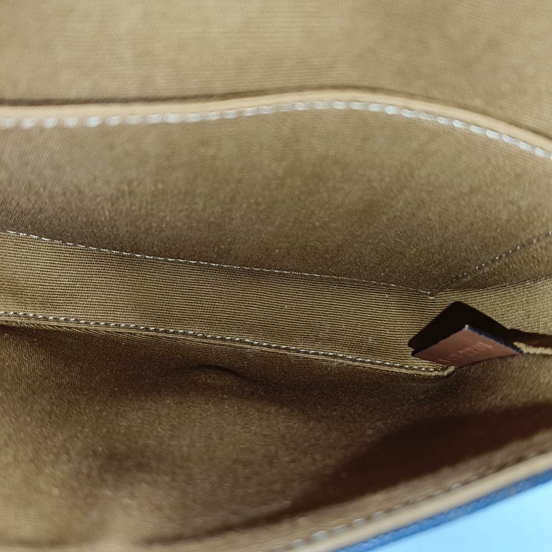 BESACE Mini Coated Canvas Brown