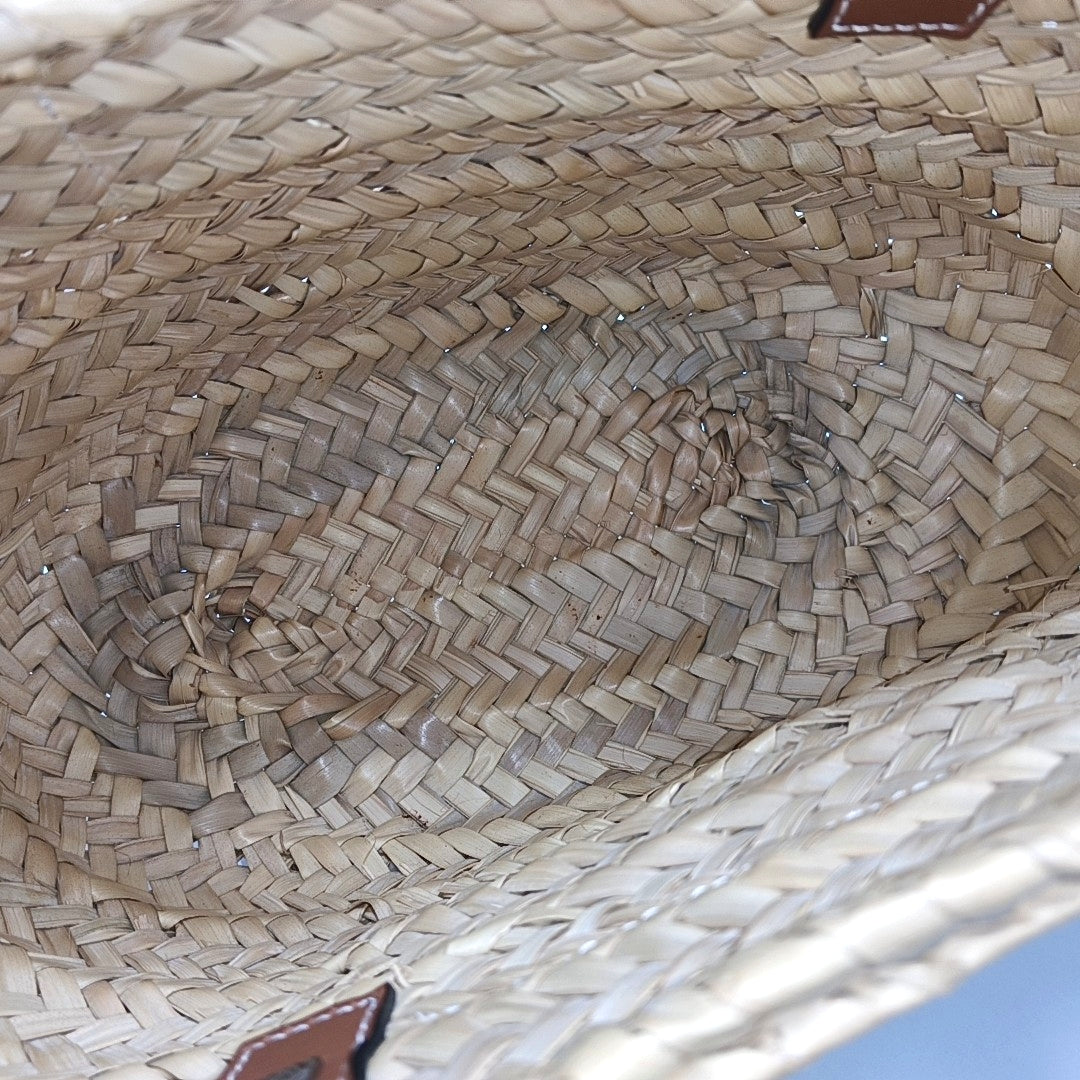 Basket Small Straw Beige