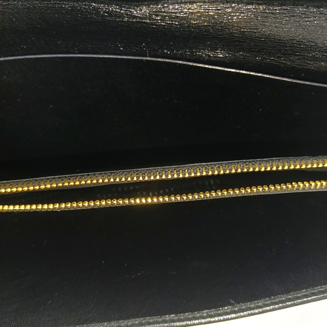 Leather Clutch Black