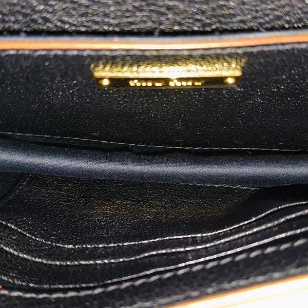My Miu Calfskin Black