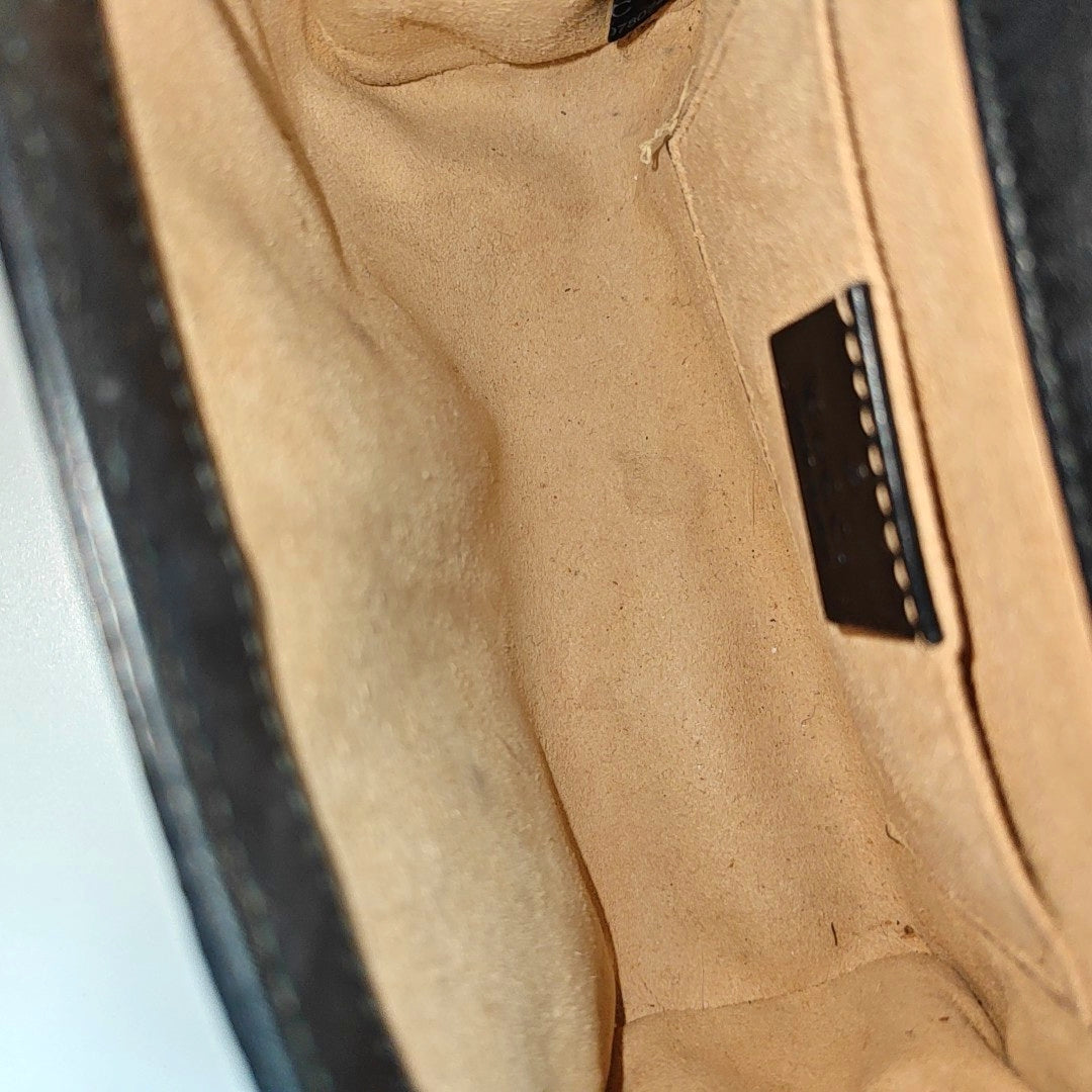 Authenticated pre-owned  Padlock Small Monogram Coated Canvas Beige - Shoulder Bag at Looply