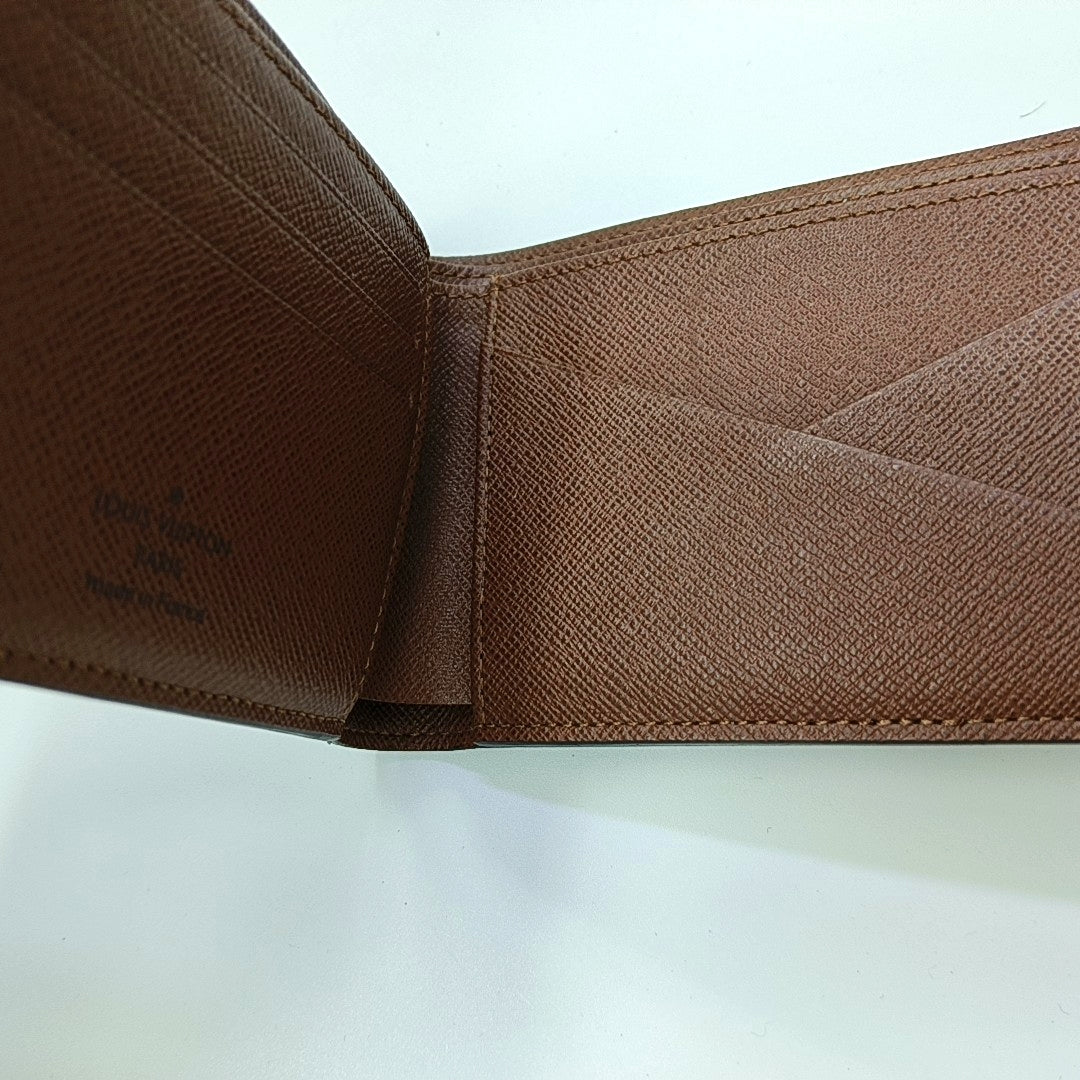 MARCO Monogram Coated Canvas Brown Wallet