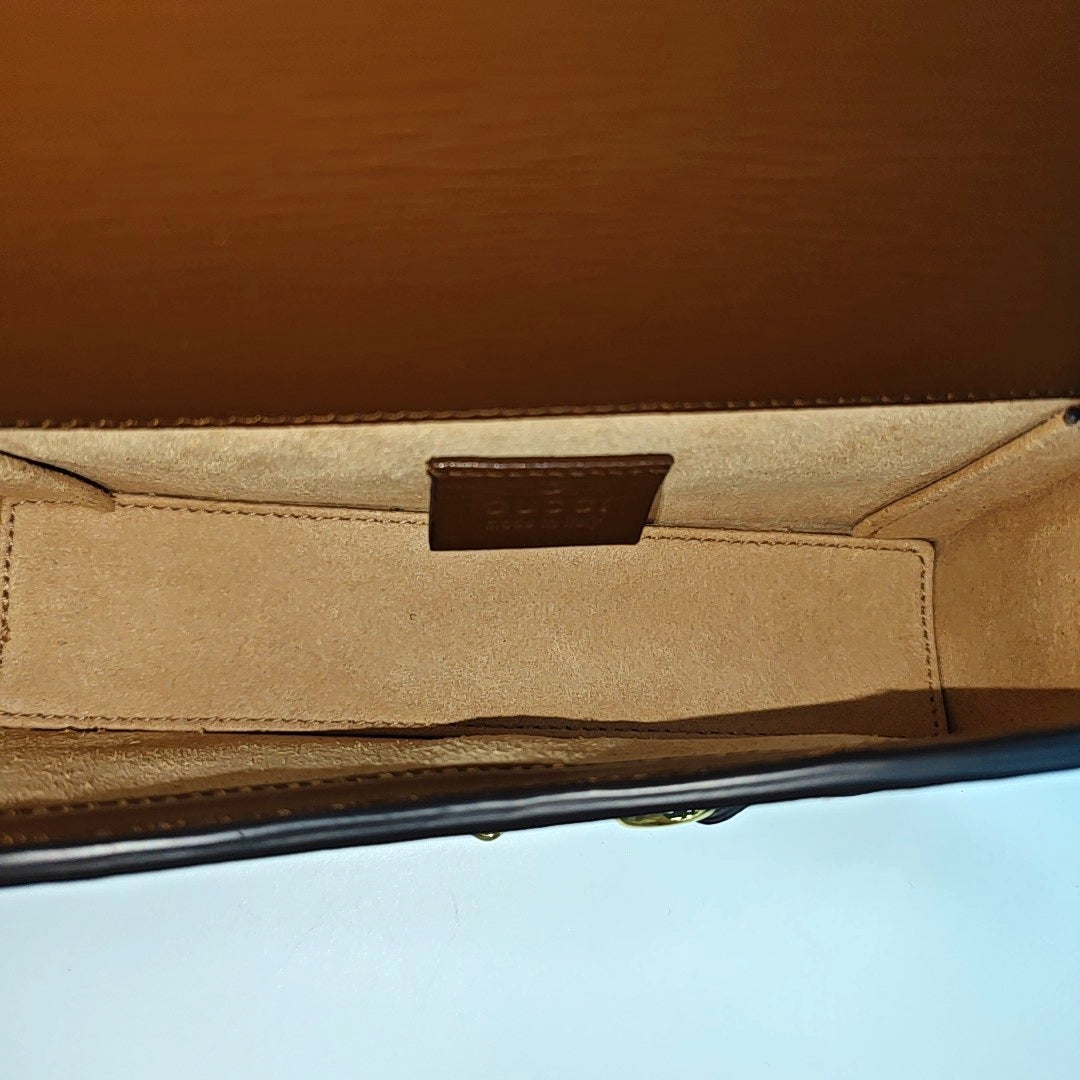 Horsebit 1955 Mini Monogram Coated Canvas Beige