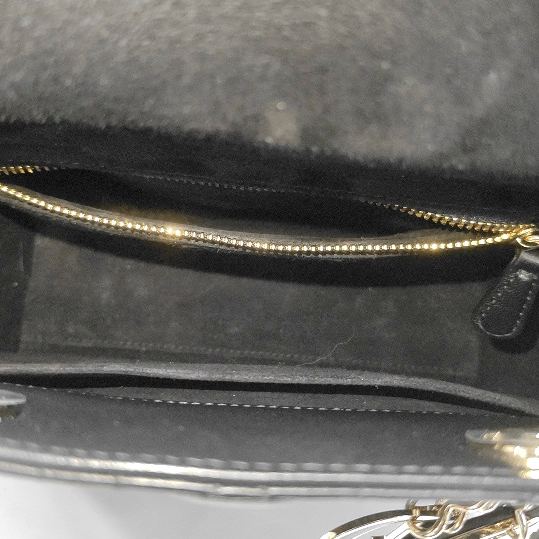 Lady Dior Small Cannage Lambskin Black