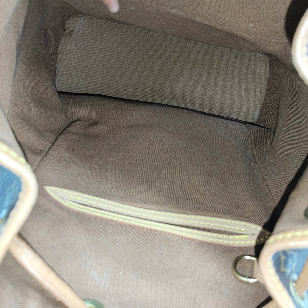 MONTSOURIS MM Monogram Coated Canvas Brown
