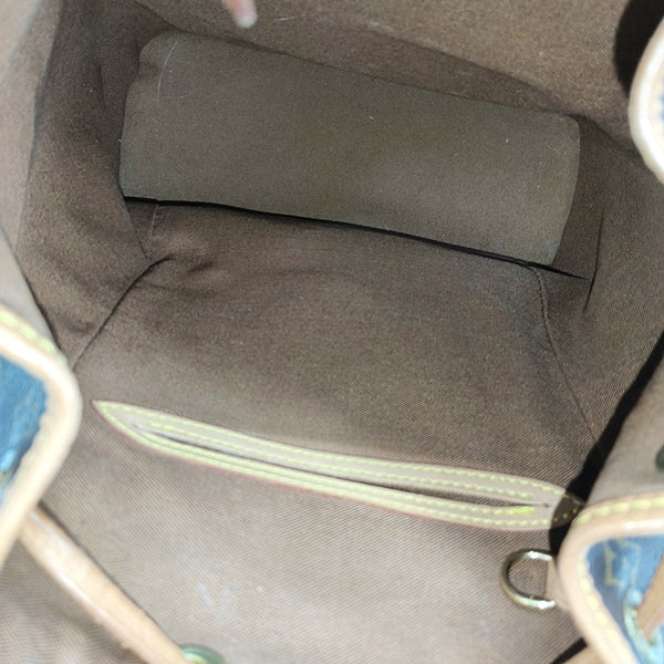 MONTSOURIS MM Monogram Coated Canvas Brown