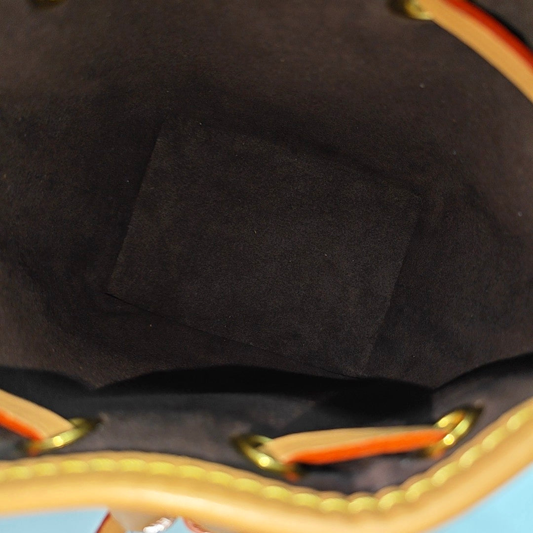 NOÉ Nano Monogram Coated Canvas Brown