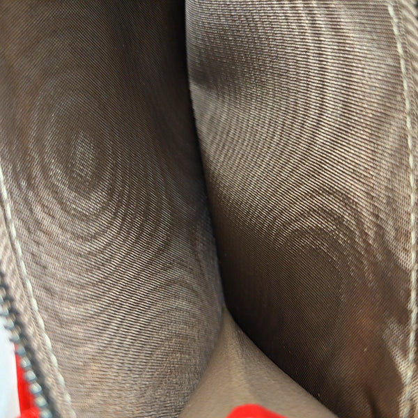 Calfskin Clutch Red