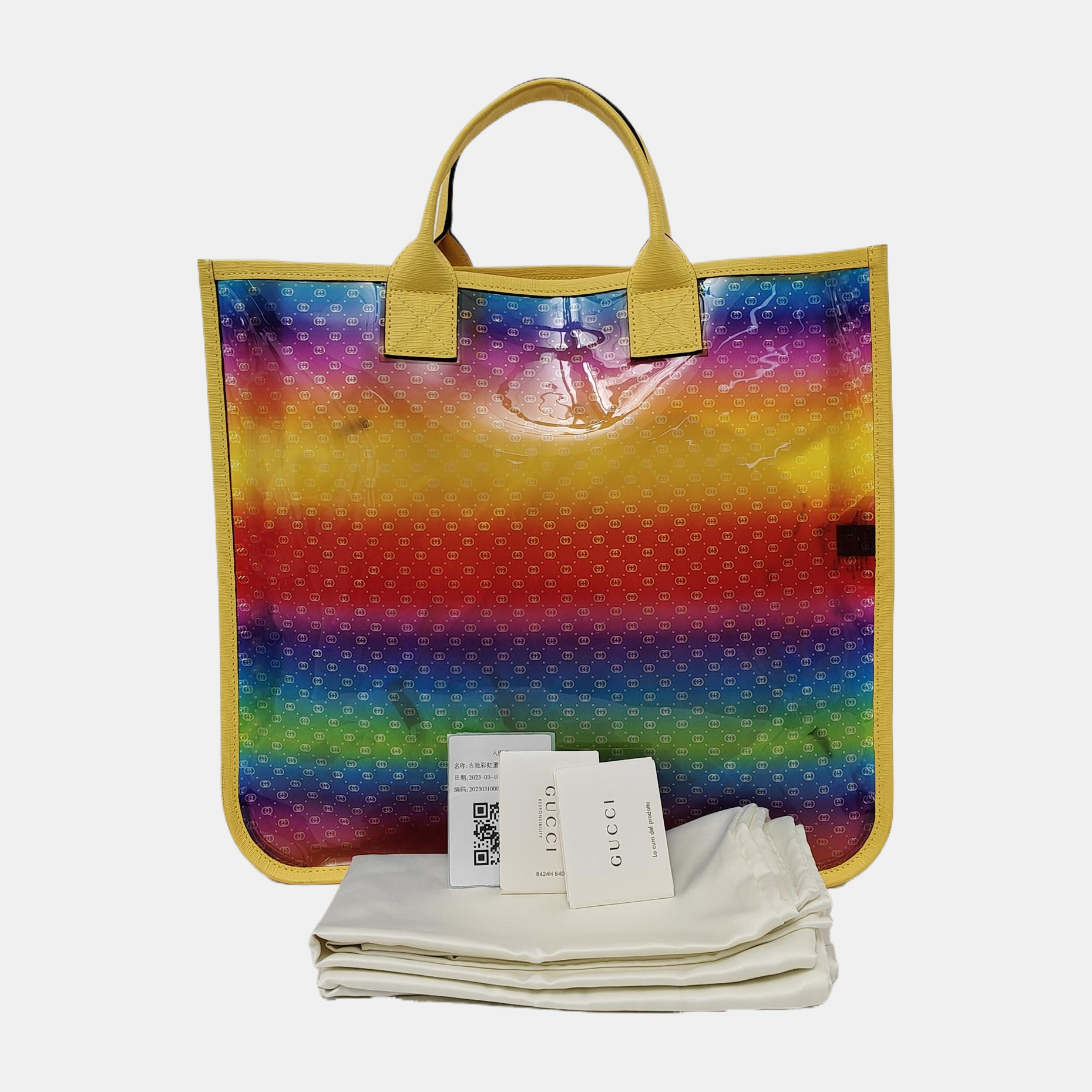 Large Monogram Plastic Multicolor