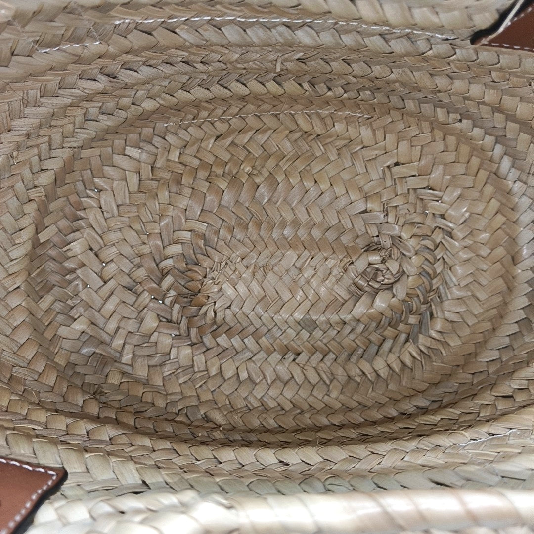 Basket Straw Beige