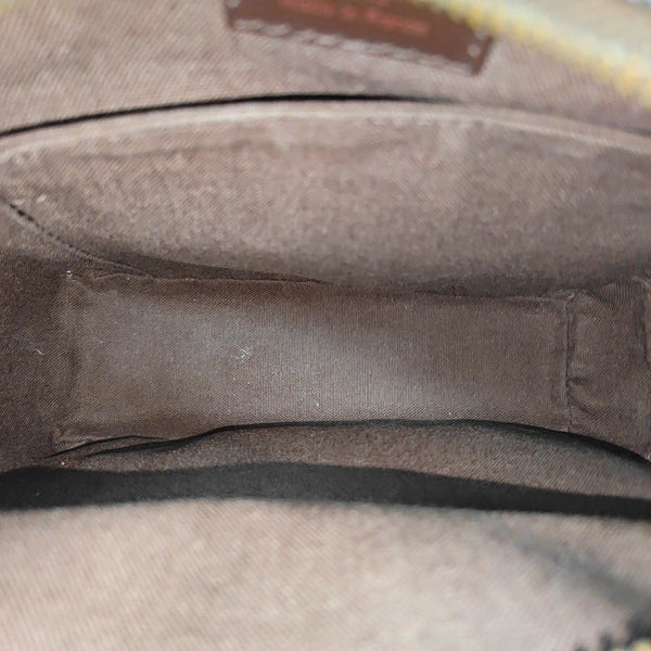 OLAV PM Damier Ebene Coated Canvas Brown