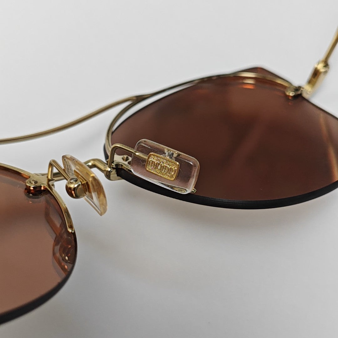 Metal Sunglasses Brown