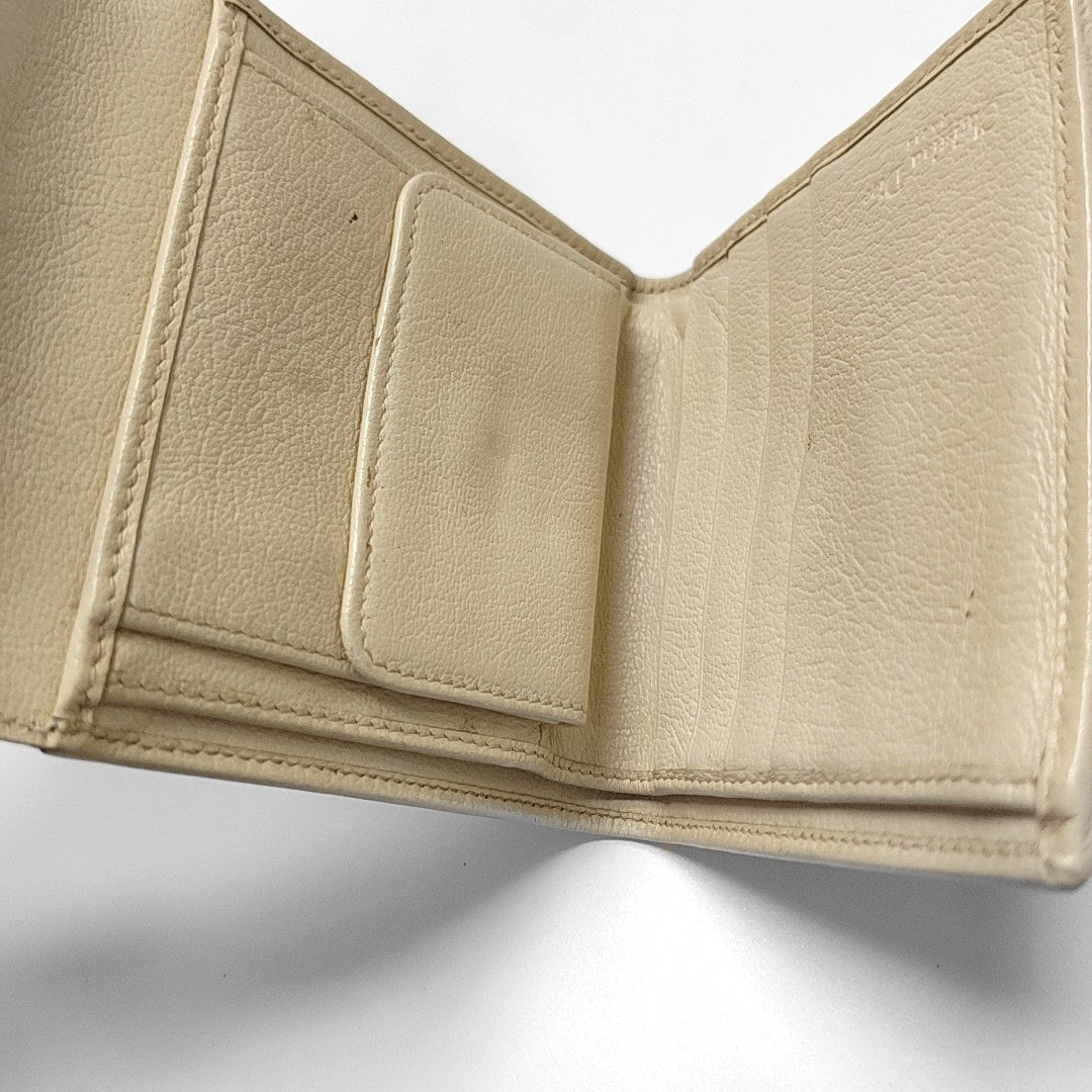 Oblique Canvas Wallet Beige