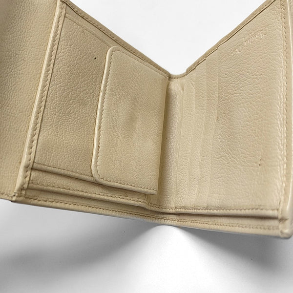 Oblique Canvas Wallet Beige