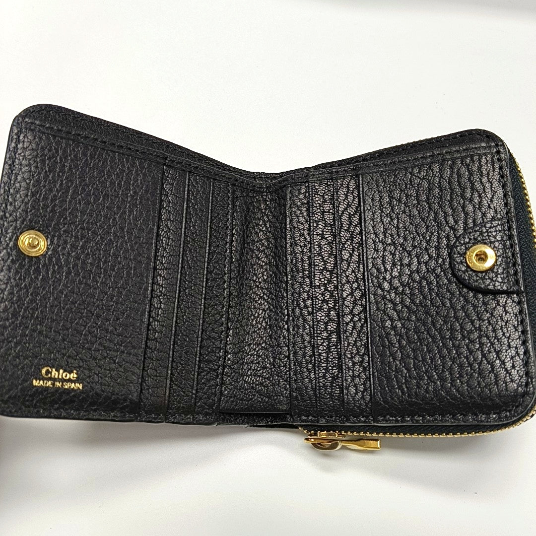 Authenticated pre-owned  Drew Calfskin Black Wallet - Wallet at Looply