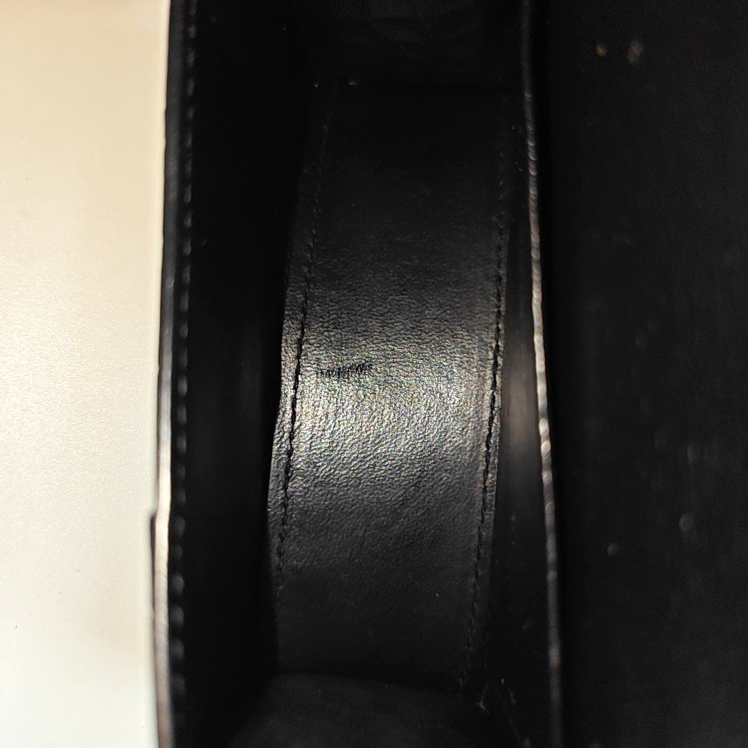Hourglass Mini Calfskin Black