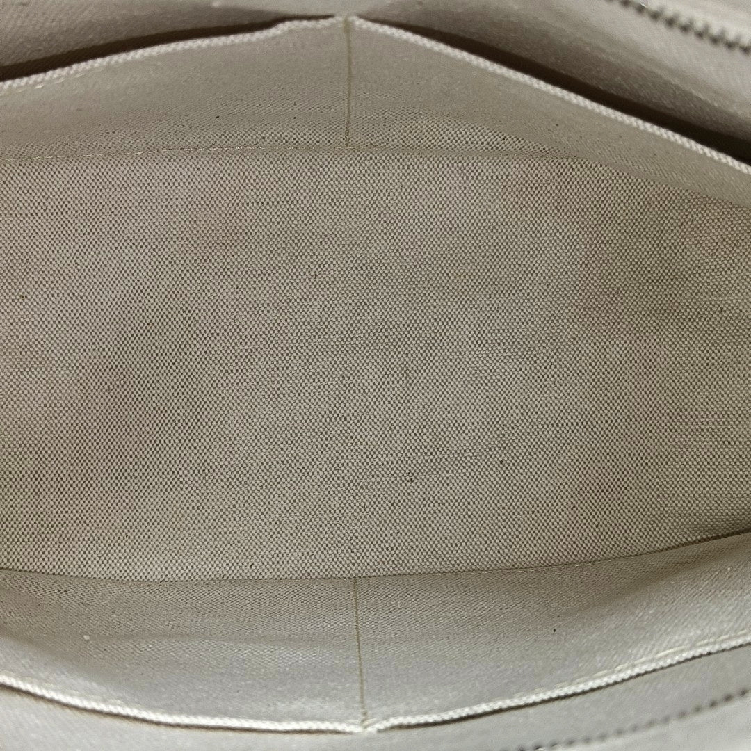 Canvas Clutch White
