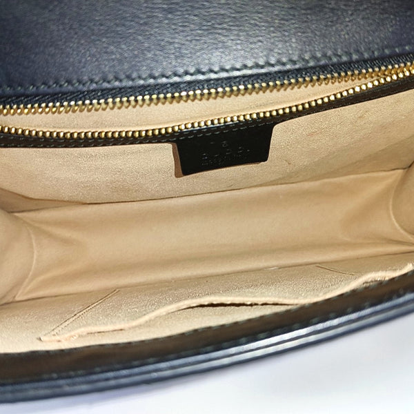Sylvie Small Monogram Velvet Black