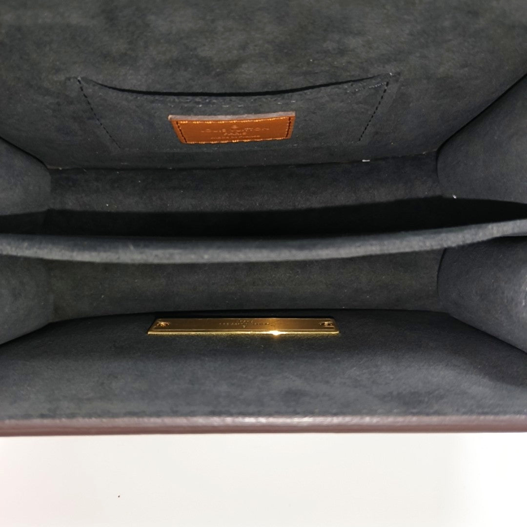DAUPHINE Mini Monogram Coated Canvas Brown