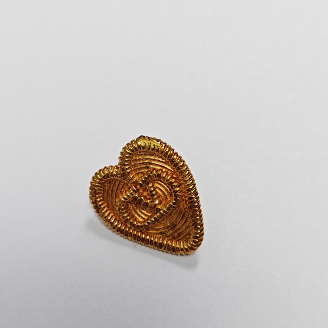 Metal Gold Stud Earrings
