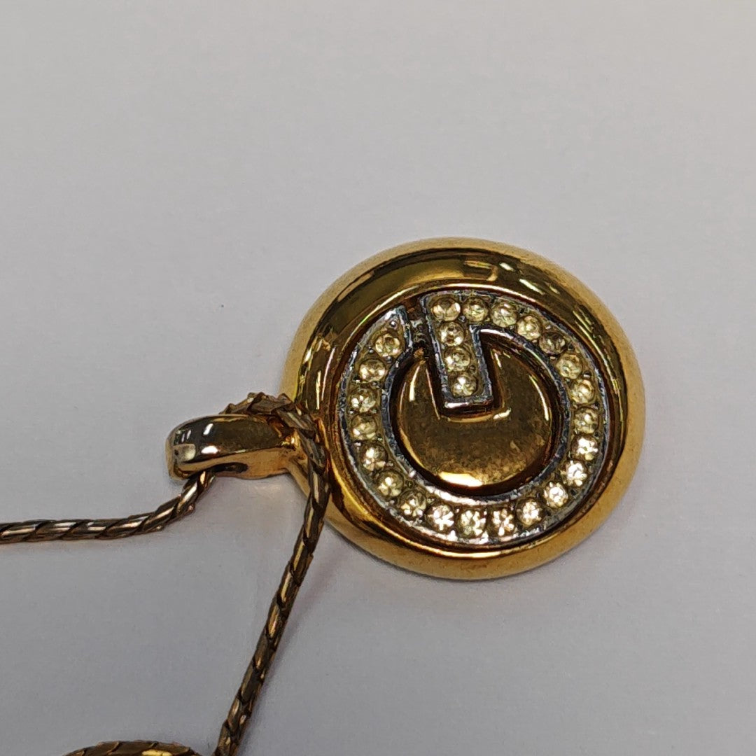 G Chain Metal Gold Necklace