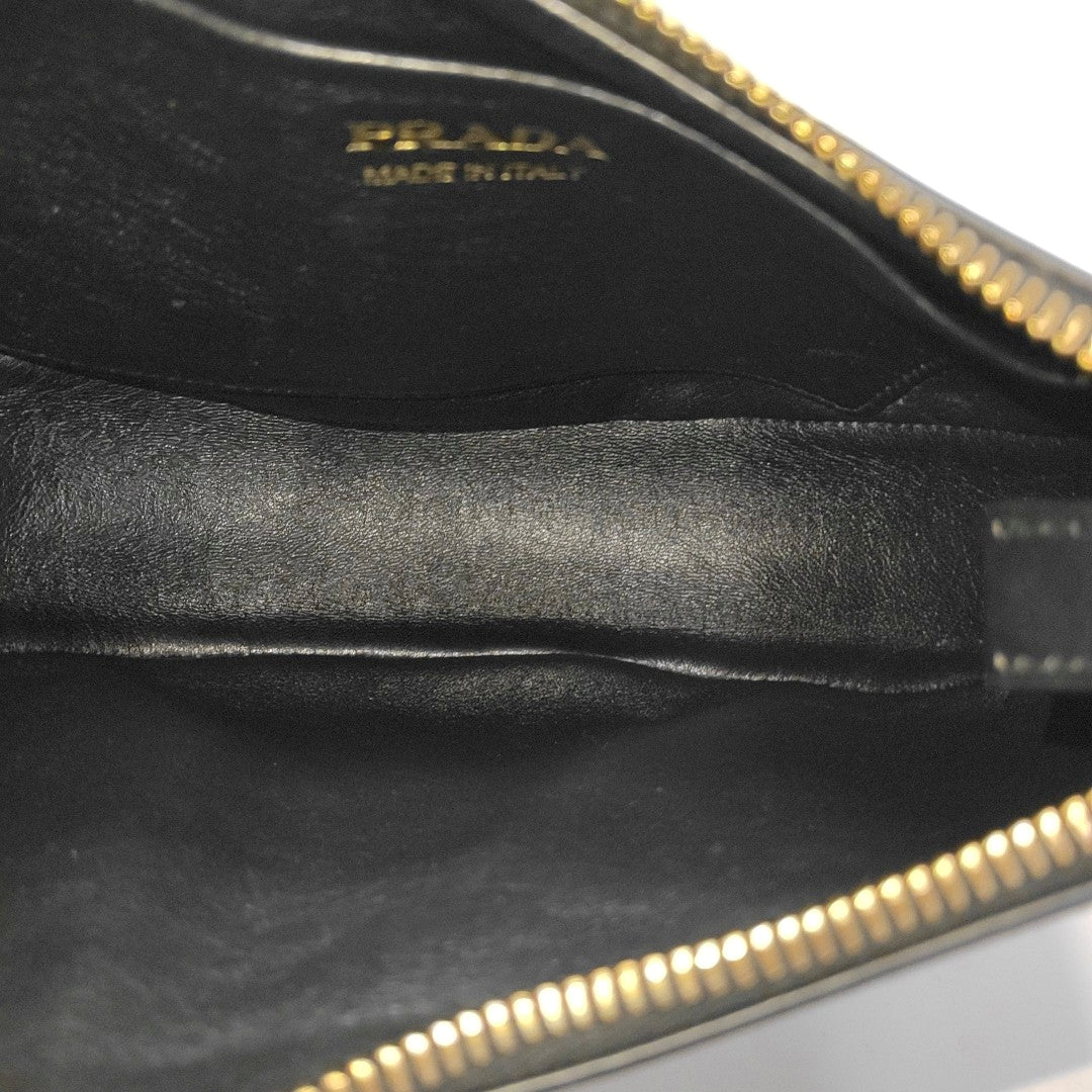 Calfskin Shoulder Bag Black