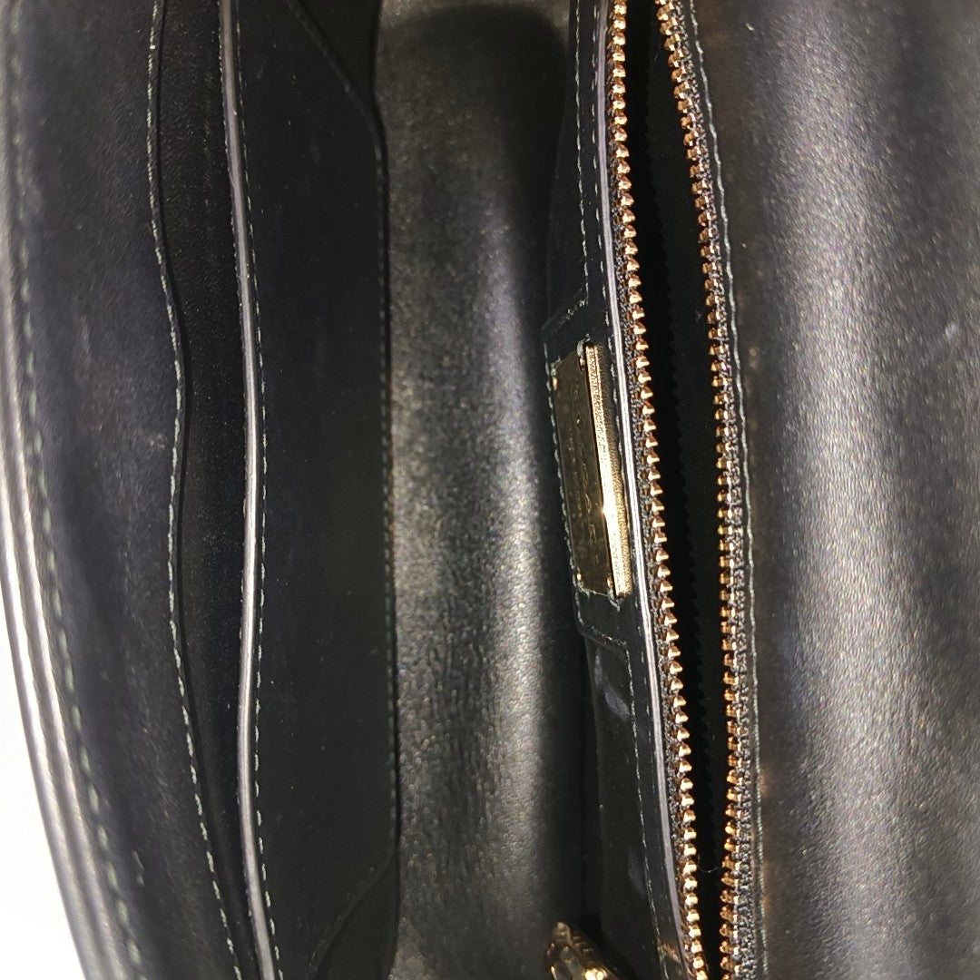 SERPENTI CABOCHON Small Quilted Calfskin Black