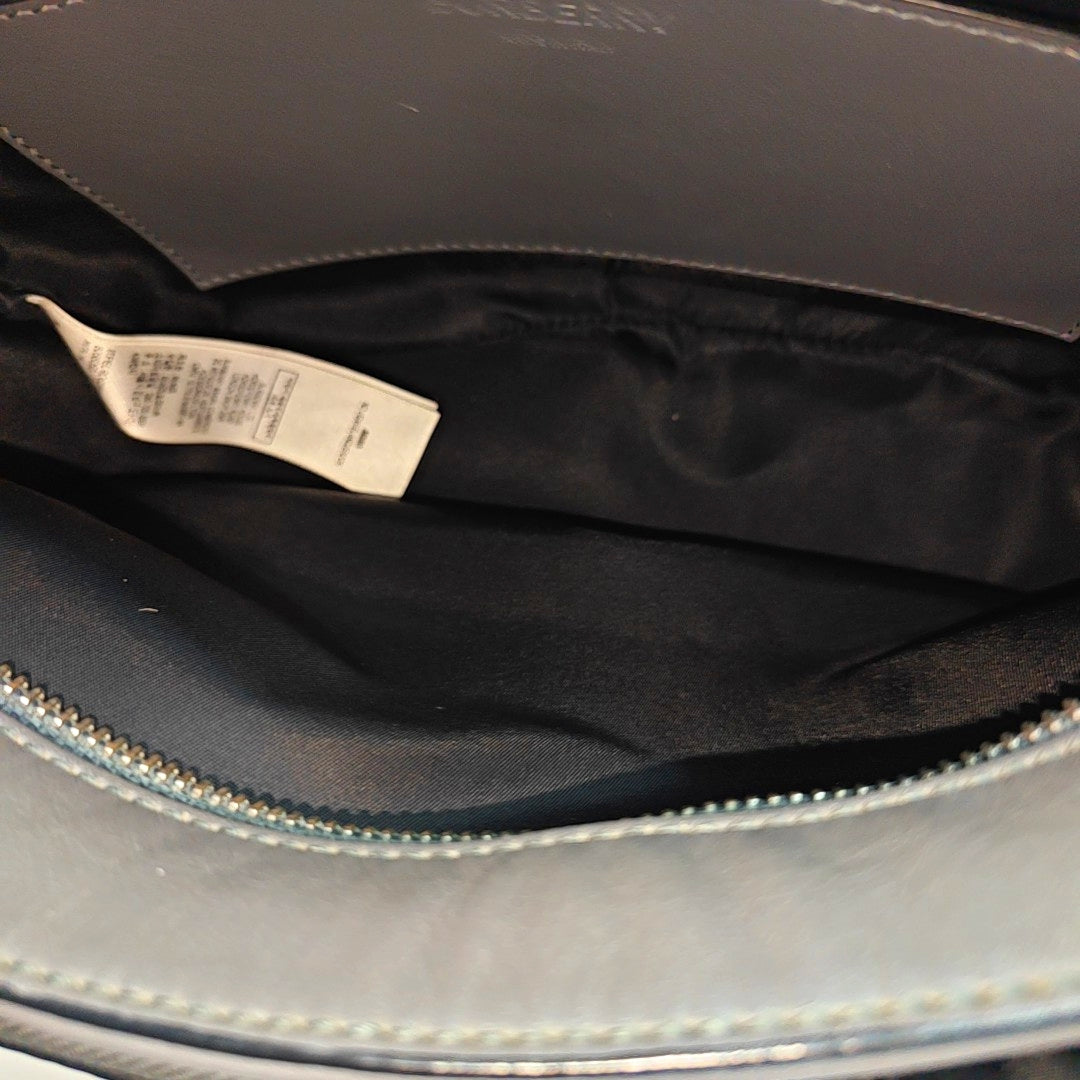 Calfskin Shoulder Bag Gray