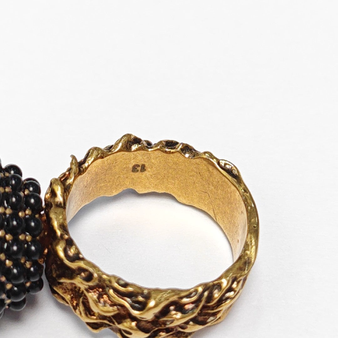 Metal Gold Ring HK 13
