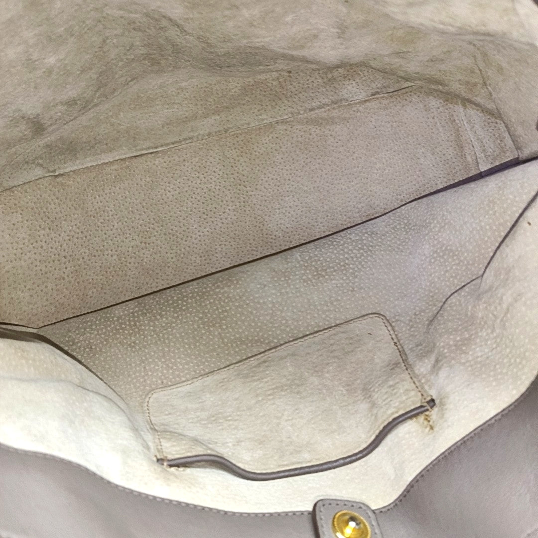 Calfskin Tote Bag Gray