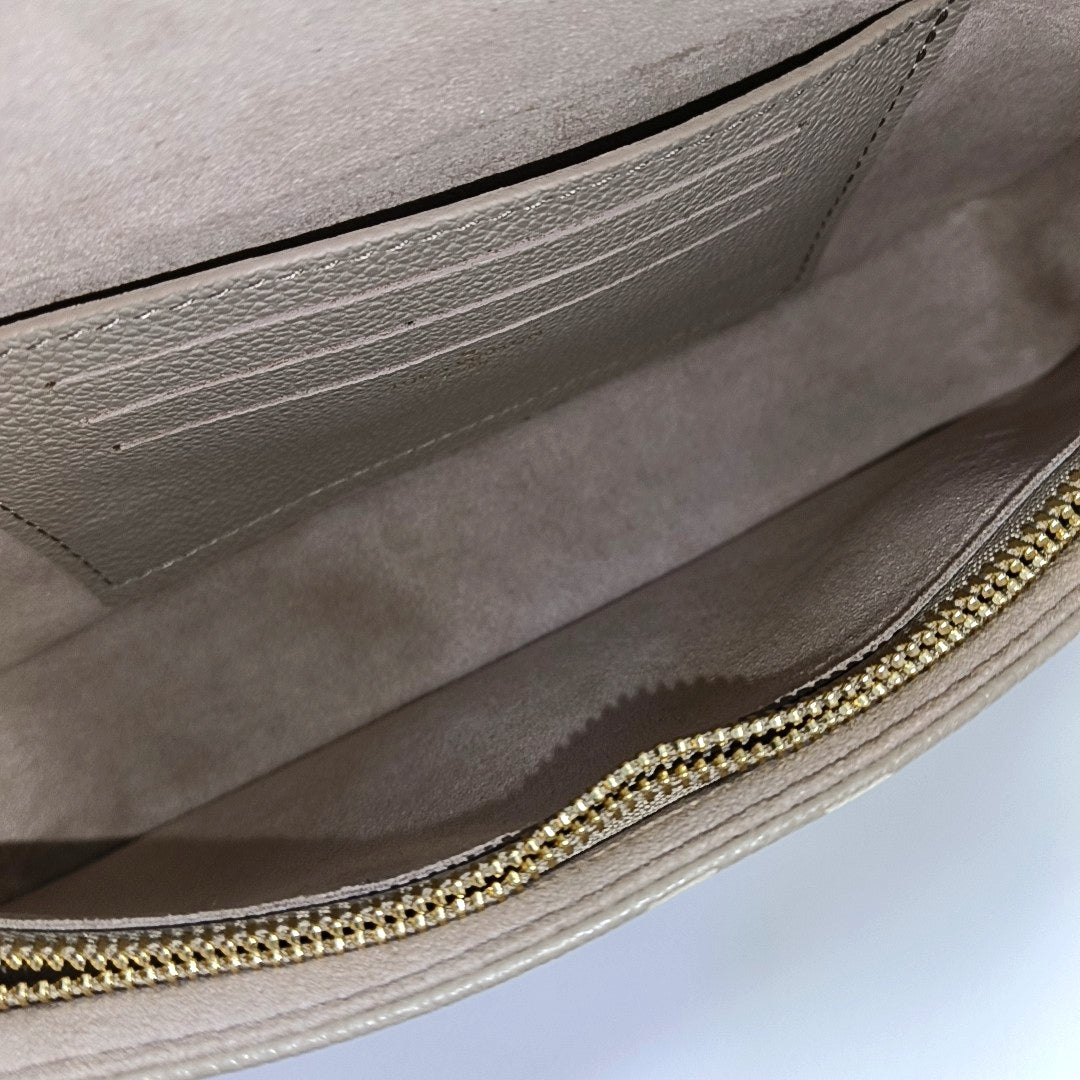 IVY Monogram Calfskin Gray