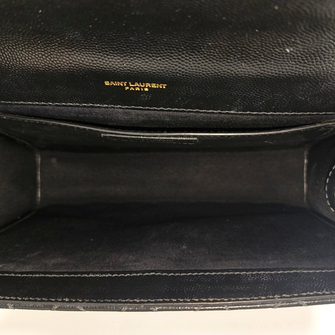 ENVELOPE Medium Quilted Calfskin Black