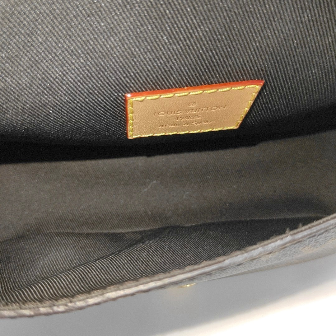 DIANE Nano Monogram Coated Canvas Brown
