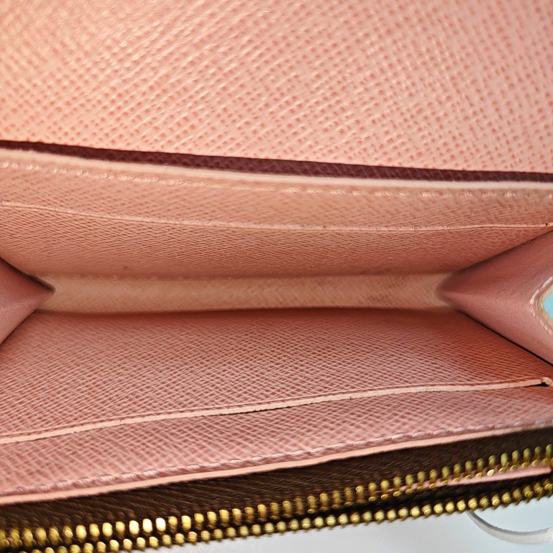 ROSALIE Monogram Coated Canvas Brown Card Holder