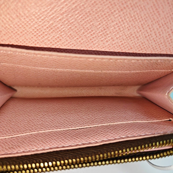 ROSALIE Monogram Coated Canvas Brown Card Holder