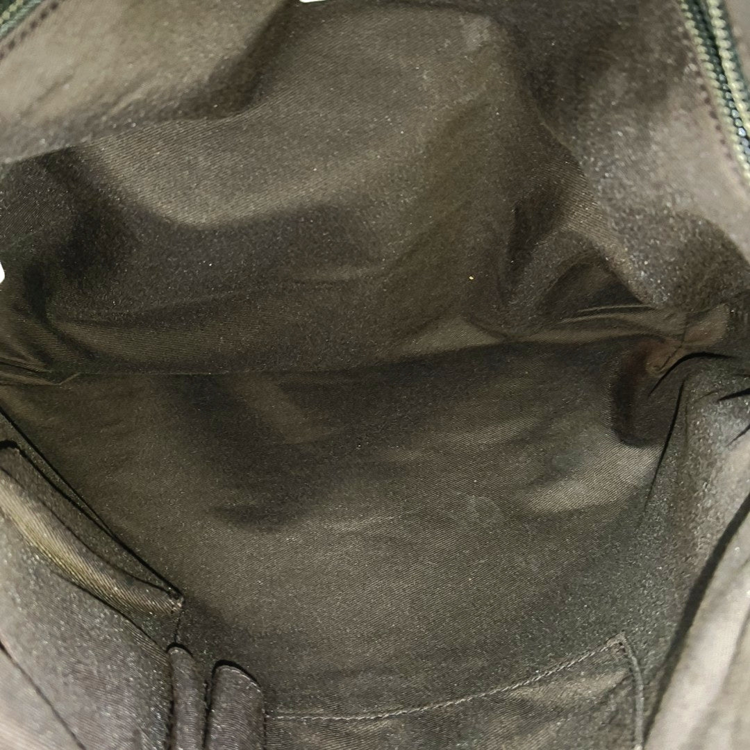 Monogram Canvas Shoulder Bag Beige