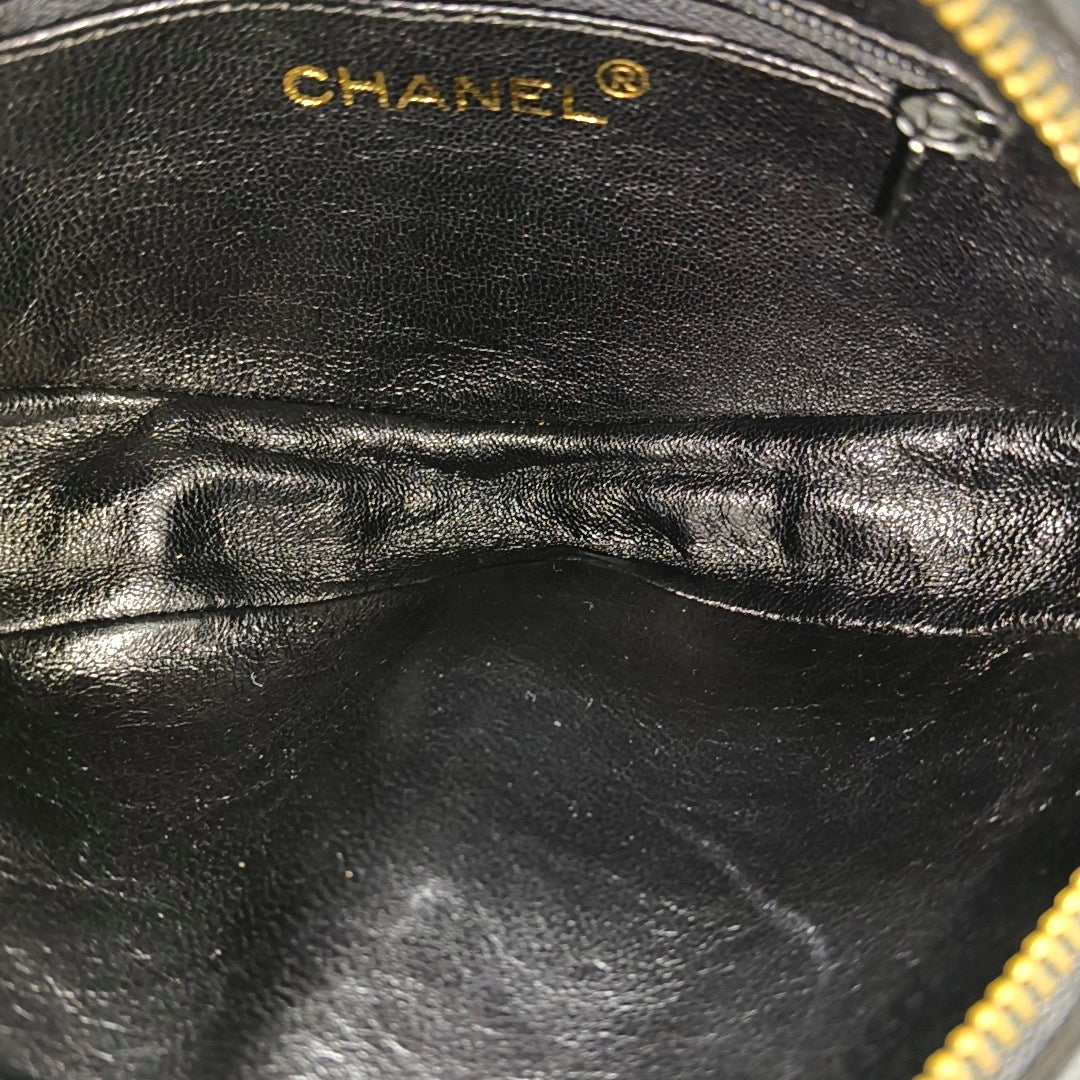 Quilted Lambskin Black