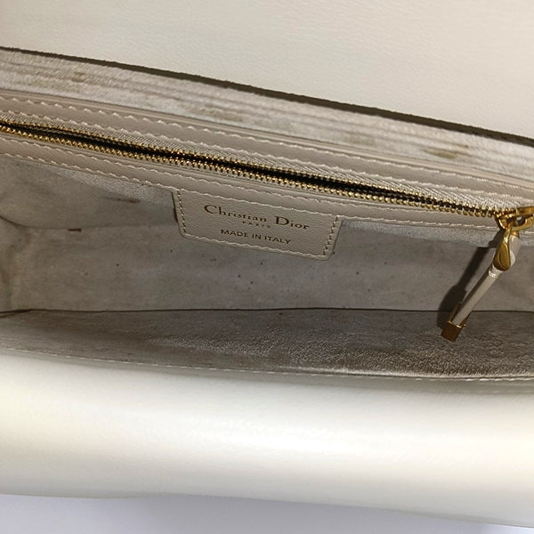 Jolie Small Cannage Calfskin Beige