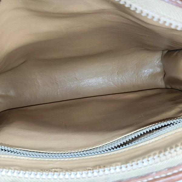 MACADAM CLUTCHES Coated Canvas Beige