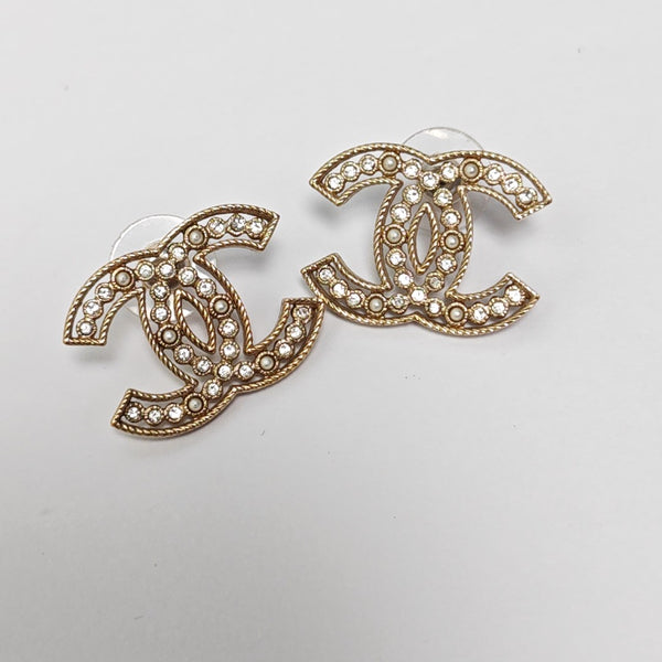 Single Earring Metal Gold Stud Earrings