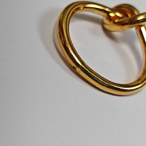 KNOT Brass Gold Ring EU 52